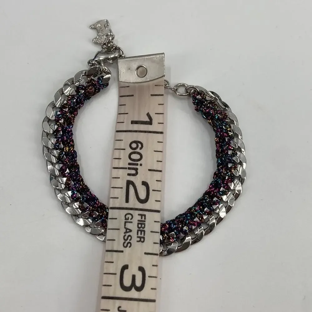 Agatha multi colored detail chain bracelet